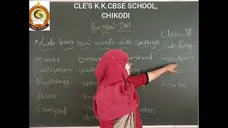 CLASS -VI  ENGLISH THE NEW DOLL  WORDS WITH SPELLINGS