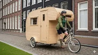 Only😰$5,000!This Tiny Home on Wheels Is Changing Everything!Kevin Cyr&rsquo;s Camper Trike Shocks theWorld