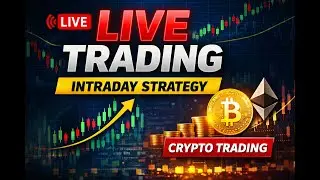 LIVE Crypto Trading Today | Bitcoin, ETH & Altcoins | Intraday Strategy (Hindi)