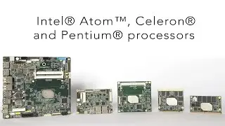 Embedded boards and modules from congatec with Intel&reg; Atom&trade;, Celeron&reg; and Pentium&reg; processors