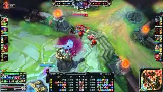 LOL FIRE   Unicorns Of Love PowerofEvil   Cassiopeia vs Twisted Fate   patch 4 21