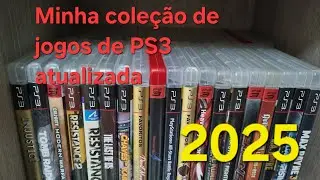 Minha coleção de PS3 atualizada 2025.