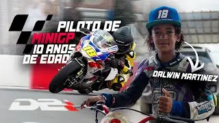 ⚠️CON SOLO 10 AÑOS PILOTO PROFESIONAL • DALWIN MARTINEZ MINIGP ⚠️