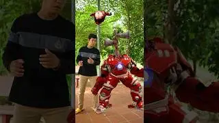 Hulkbuster Flying Body Parts Funny Video #shorts #funny