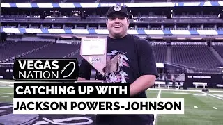Catching up with Raiders OL Jackson Powers-Johnson