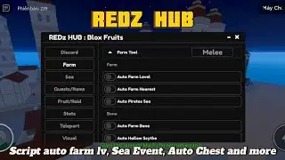 Blox Fruits [Kitsune Event] Script auto farm lv, Auto Chest, Auto Sea Event and more