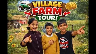 village farm tour 2 #villagelife, #farming, #kids, #india, #karnataka