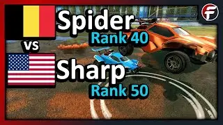 Sharp vs Spider | LEGENDS COLLIDE | Top 50 Rocket League 1v1 Showmatch