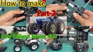 How to make New Holland 4X4 3D Printed tractor very Powerful video @MrPenduTractormodels 