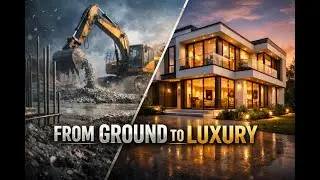 From Ground to Luxury | Duplex House Construction ASMR (Start to Finish) #construction