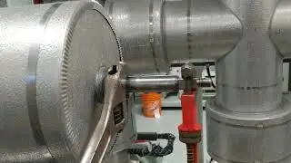 Cooling the slab - Opening the Ammonia value wide open
