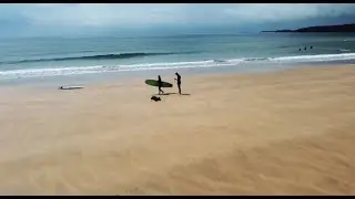 Flat Surf in Pembrokeshire, Wales