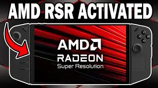Legion Go Settings: How to PROPERLY Activate AMD RSR with AFMF2!