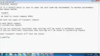 Transport Request Management In SAP