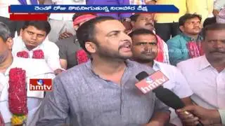 Hero Shivaji Power Speech Over AP Special Status | Supports CPI(M) Protest | Anantapur | HMTV