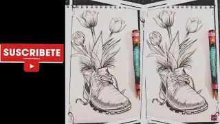 How to draw a shoe vase step by step || Pencil Shading Process || Pencil Drawing For Beginners