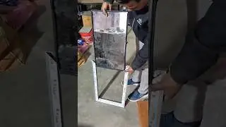 aluminium frame mirror set #aluminium #wall #upvcprofile #aluminiumwindow #glass #art #wardrop