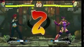 SSF4 Cammy (faux123) vs Dhalsim, C.Viper, and Guy (Pajaromayor) Endless Matches (3)
