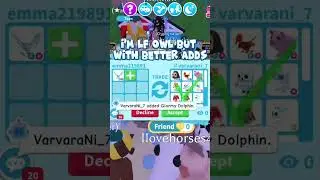 Trading my frost dragon in Adopt me! #adoptme #roblox #shorts