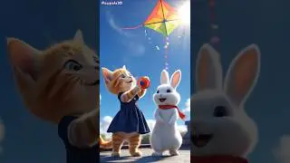 When the Kite Flew Away 💔A Heart-Touching Tale of Cat & Bunny#shorts#shortvideo#shortsfeed#ytshorts