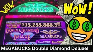 $200 on Megabucks Double Diamond Deluxe & Double Diamond old school! #megabucks  #doublediamond