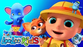 🌍 Explore the Animal World - (Official Video) - LooLoo Kids Nursery Rhymes & Kids Songs