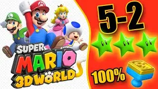 Super Mario 3D World 5-2 Tricky Trapeze Theater