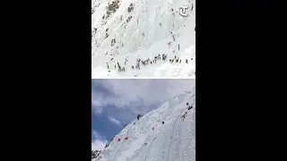 Ladakh: ITBP organises first-ever ice wall climbing competition