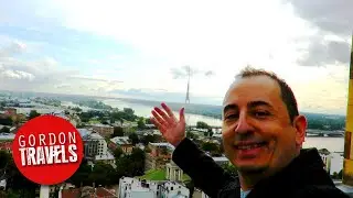 😌 Almost slipped from the 17th floor Panorama Riga Observation Deck!!!