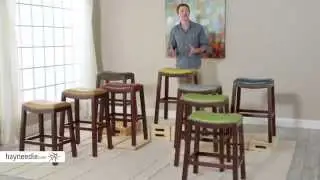 Belham Living Hutton Nailhead Bar/Counter Stool - Product Review Video