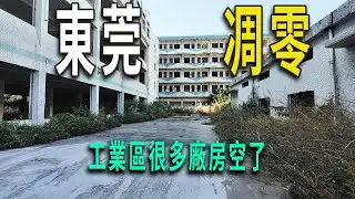 破敗的東莞，製造業凋敝。樟木頭寶山工業區内許多廠房都倒閉了。我鑽入一個廠房，樓内告示牌停留在2019年。多少打工者的青春奉獻給了東莞。