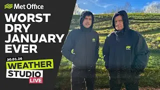 30/01/2026 - Any signs of the rain stopping? - Weather Studio Live Met Office Forecast