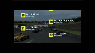 F-1 World Grand Prix N64 - (Champion) - Round 11 - Hungary