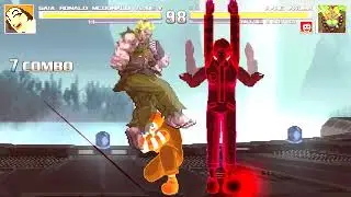 (MUGEN Fight Request #8) Gaia Ronald McDonald Vs. Rare Akuma & Donald Solo A5 Sadist V2