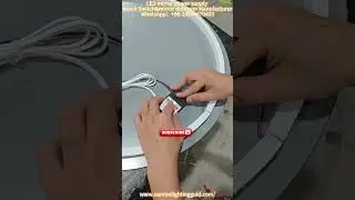 How to make led lights mirror with led mirror touch sensor at home.#touchsensor #touchswitch  #diy