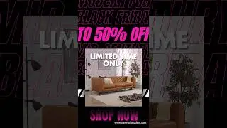NY MODERN BLACK FRIDAY #moderncomfort #furniture #contemporaryfurniture