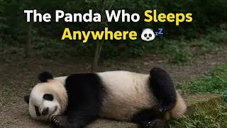 Панда чихуахуа: Королева сна в зоопарке 🐼👑💤