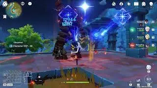 Yelan C0 - Burst Damage Test