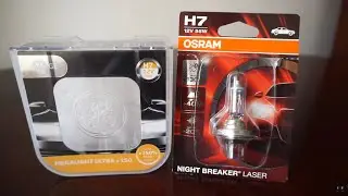 GE Megalight Ultra +150 vs OSRAM Night Breaker LASER
