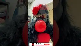 I Blew It Up&hellip; Then Popped It 🎈😳 #miyapop #balloonpop #shorts