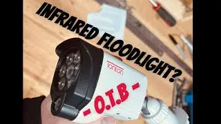 Infrared floodlight for your CCTV - fitment, testing and review.