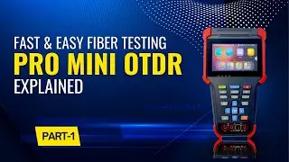 Объяснение функций Pro Mini #OTDR | Компактный инструмент для тестирования оптоволокна для интерн...