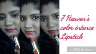 7 Heaven's color intense lipstick review + swatches