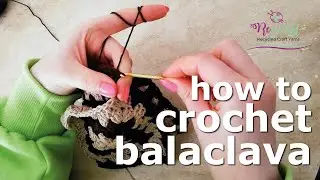 Easy Crochet Balaclava Pattern | DIY How to make balaclava | Beginner | Made in the moment | #howto