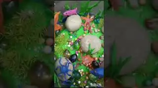 Aquarium clay modelling