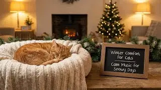 Winter Cat Sleep Music LIVE &mdash; Gentle Calming Sounds for Anxious Cats, Stress Relief & Better Sleep