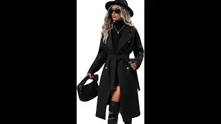 utcoco Long Double Breasted Trench Coat Review - Pros & Cons - women's long wool coat