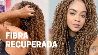 COMO LAVO E FINALIZO MINHA FIBRA - CROCHET BRAIDS CABELO NINA BLACK BEAUTY
