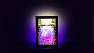 PaperCut Light Shadow Box -  Pulse light mode
