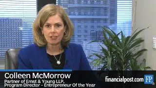 Colleen McMorrow:  What are the benefits of winning this award for a company?